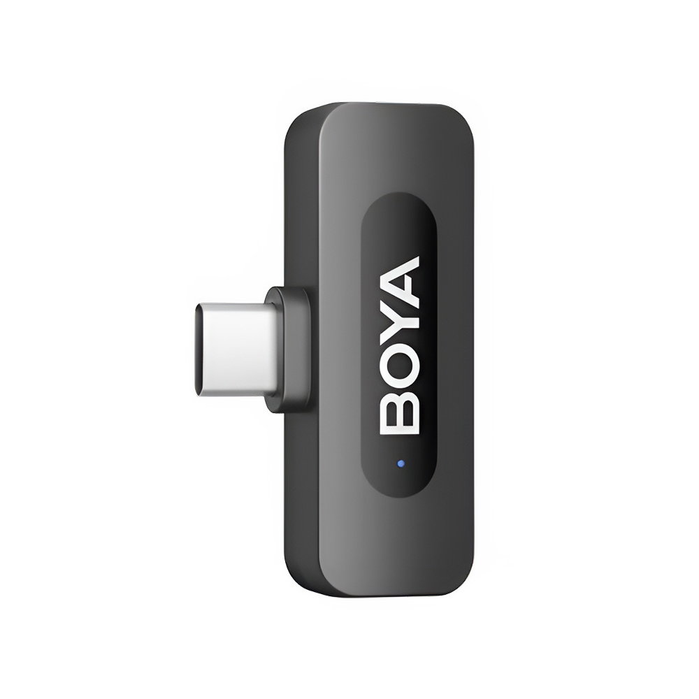 Беспроводной микрофон boya combo 3 в 1 3 2tx+2rx+1 зарядный кейс (usb-c+lightning), черный Thumbnail 2